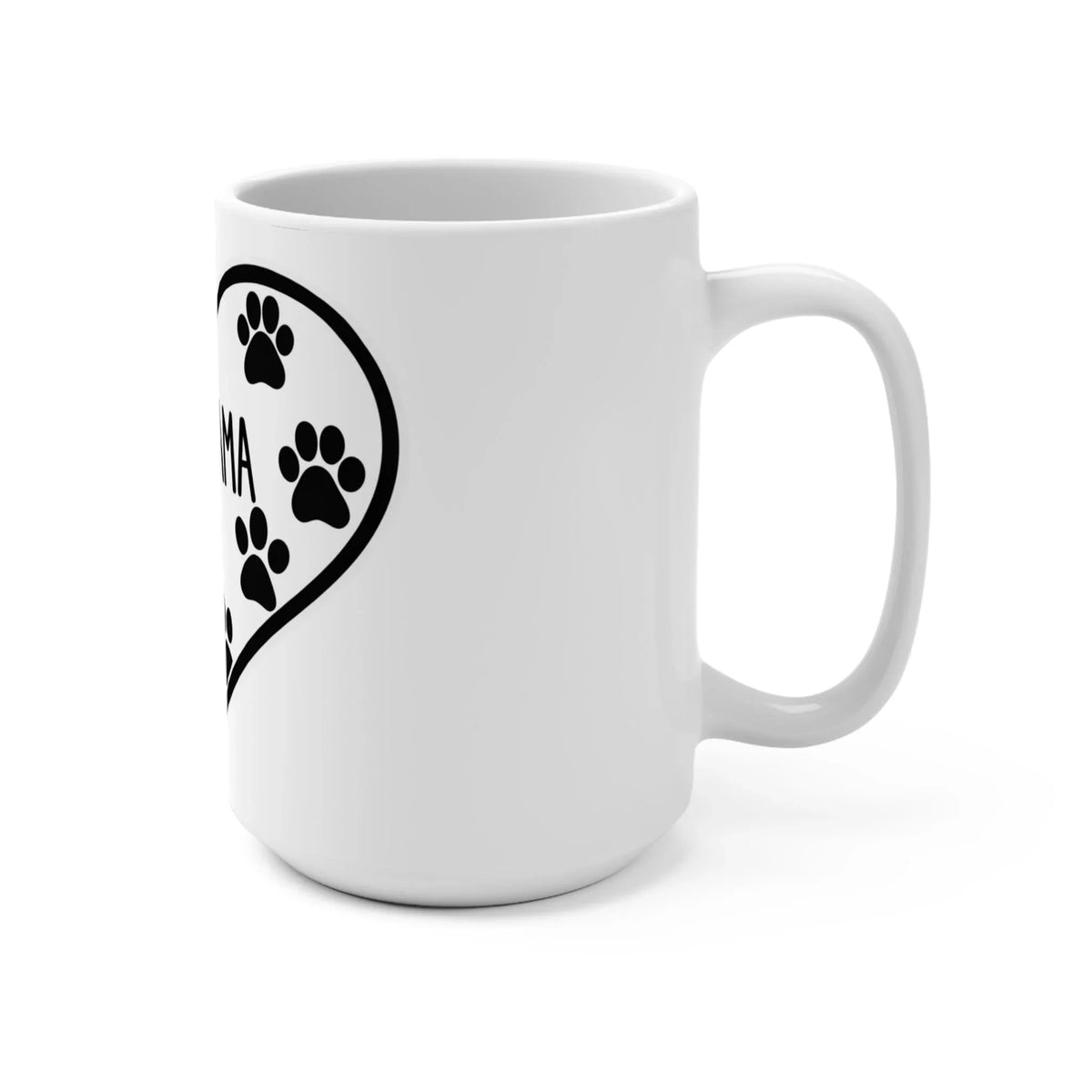 Fur Mama 15oz Mug | Large Cozy Coffee Cup for Pet Moms - underthestarsbabe