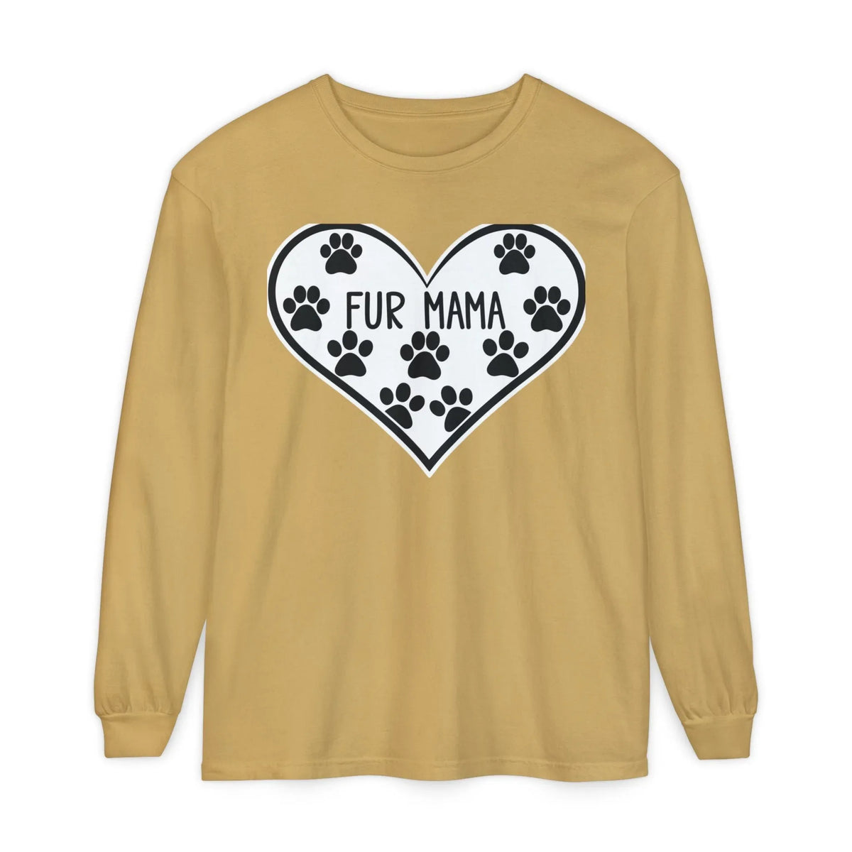 Fur Mama Long Sleeve T-Shirt | Pet Lover Apparel - underthestarsbabe