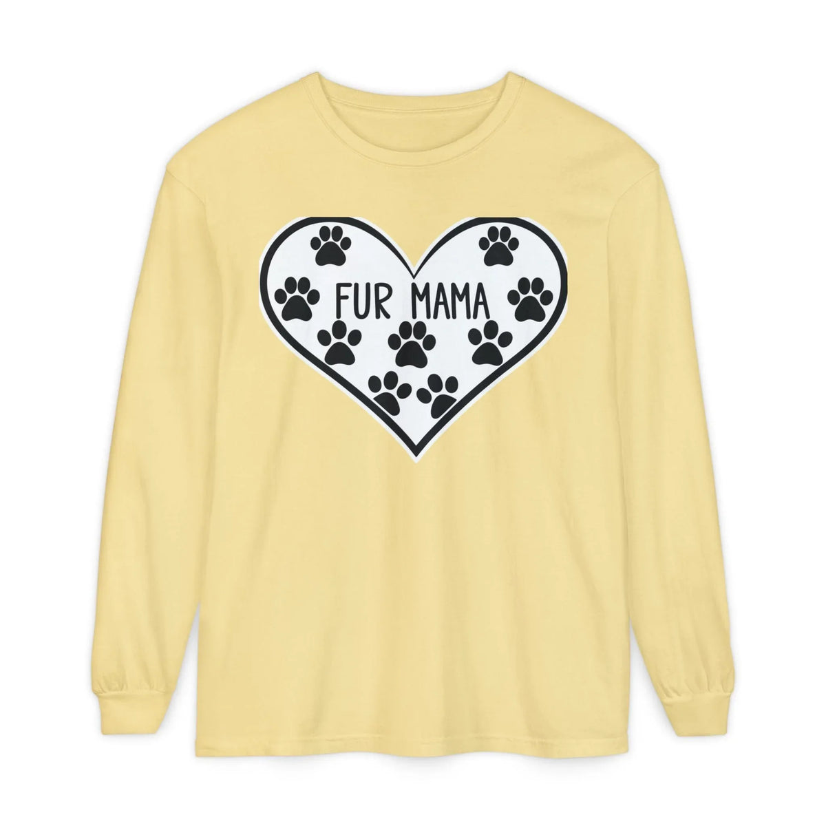 Fur Mama Long Sleeve T-Shirt | Pet Lover Apparel - underthestarsbabe