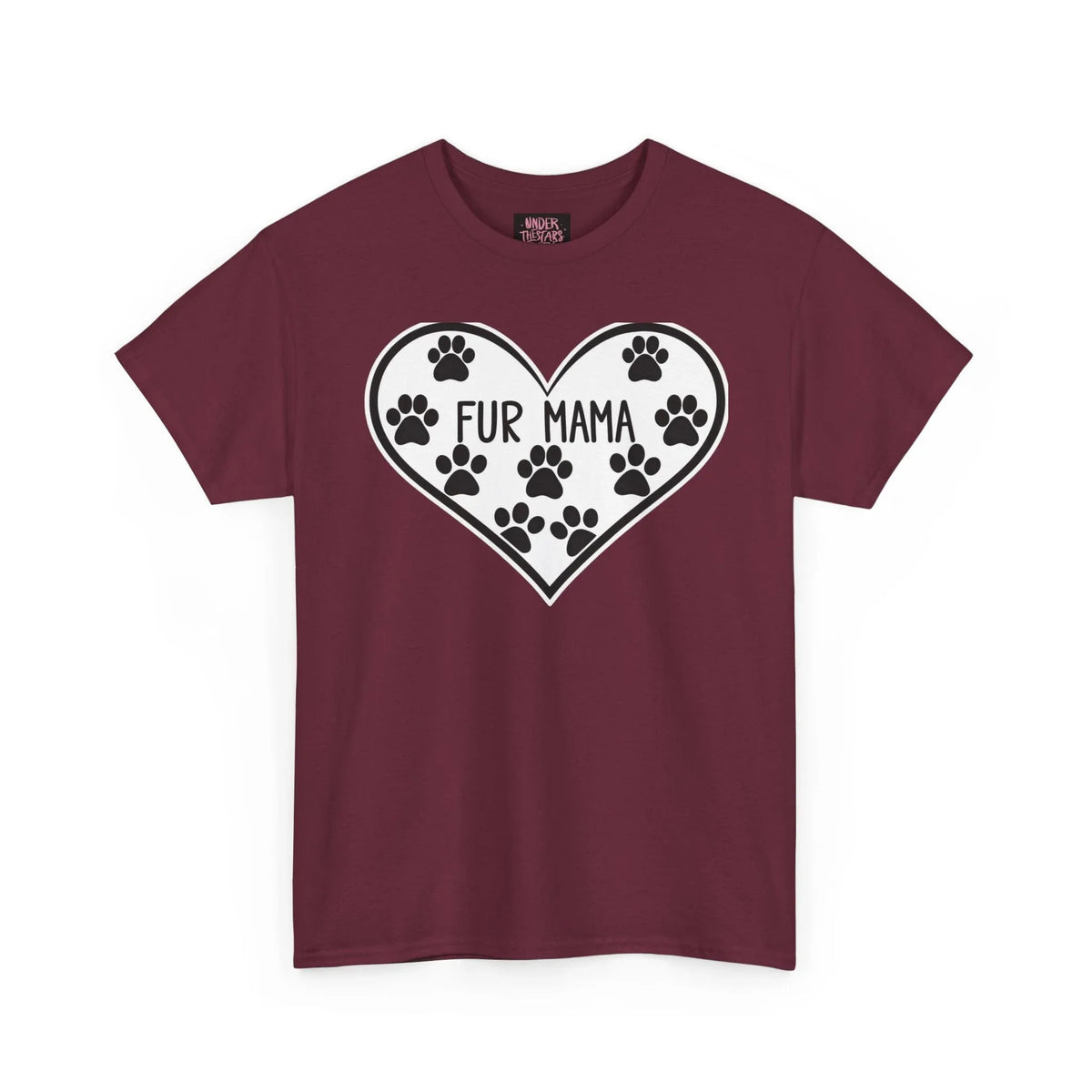 Fur Mama Love Tee - Unisex Heavy Cotton Shirt for Pet Lovers - underthestarsbabe