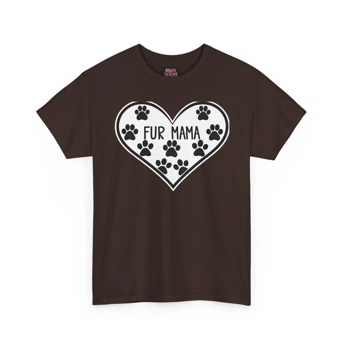 Fur Mama Love Tee - Unisex Heavy Cotton Shirt for Pet Lovers - underthestarsbabe