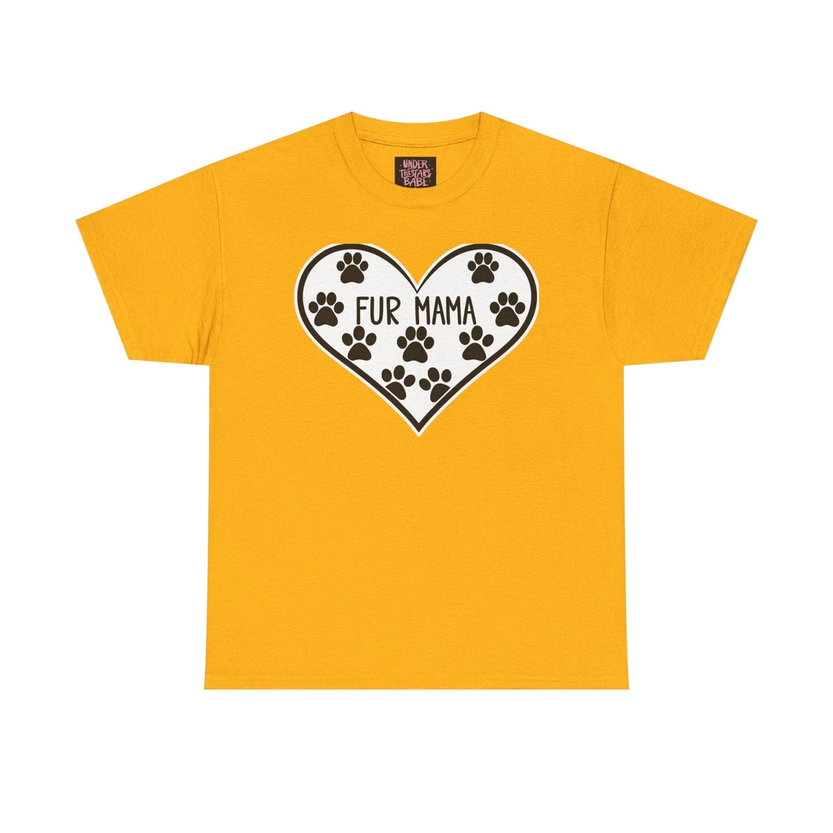 Fur Mama Love Tee - Unisex Heavy Cotton Shirt for Pet Lovers - underthestarsbabe