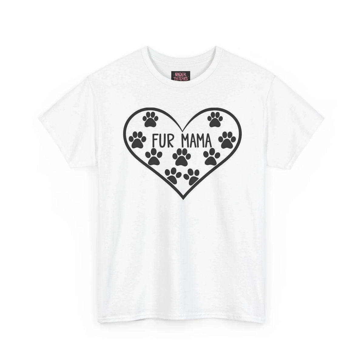 Fur Mama Love Tee - Unisex Heavy Cotton Shirt for Pet Lovers - underthestarsbabe