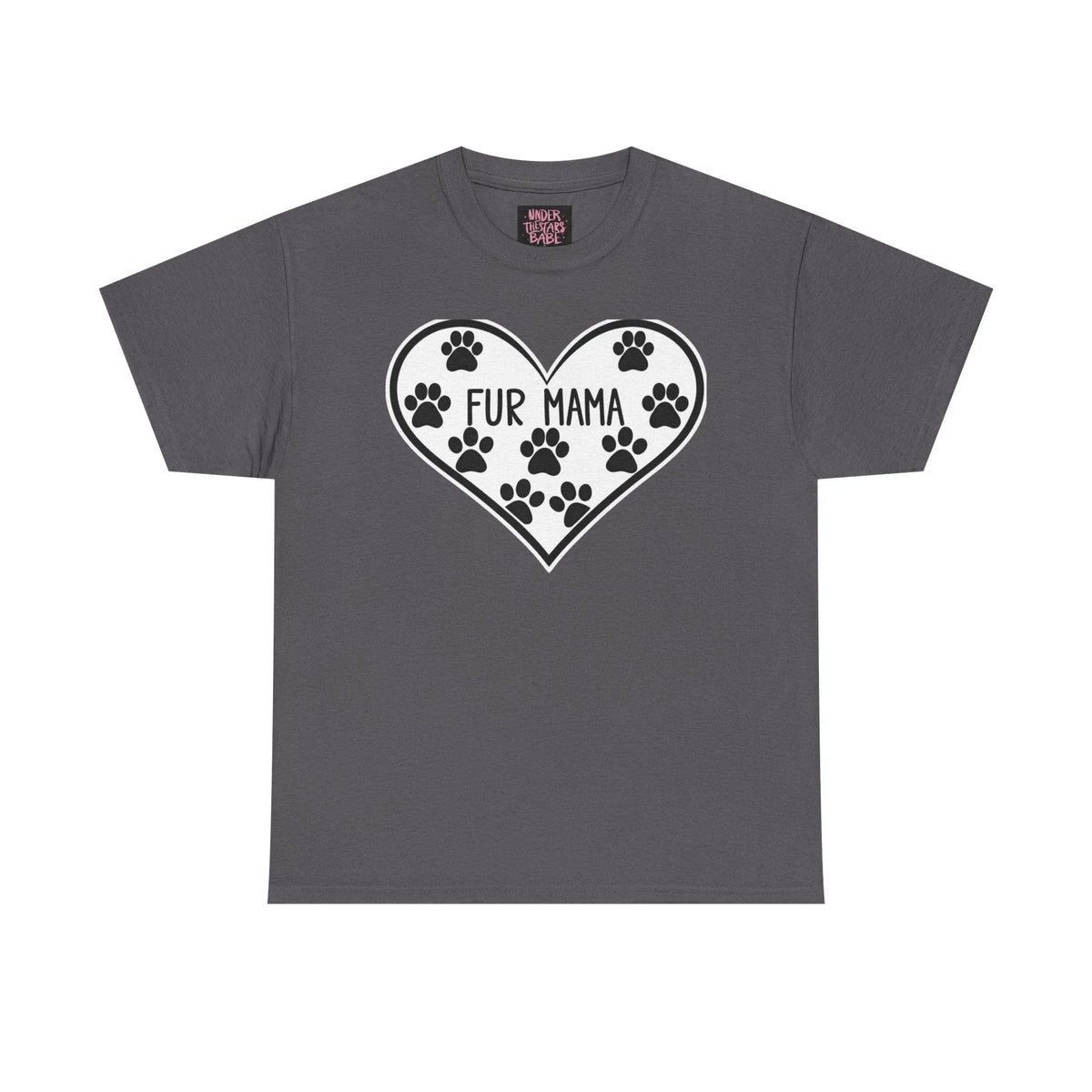 Fur Mama Love Tee - Unisex Heavy Cotton Shirt for Pet Lovers - underthestarsbabe