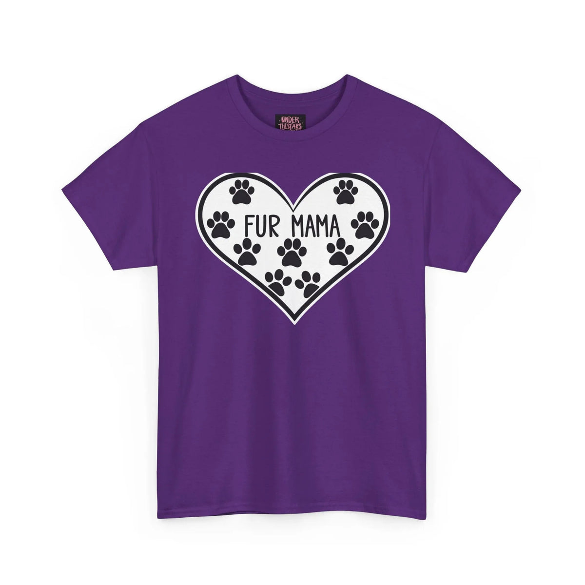 Fur Mama Love Tee - Unisex Heavy Cotton Shirt for Pet Lovers - underthestarsbabe