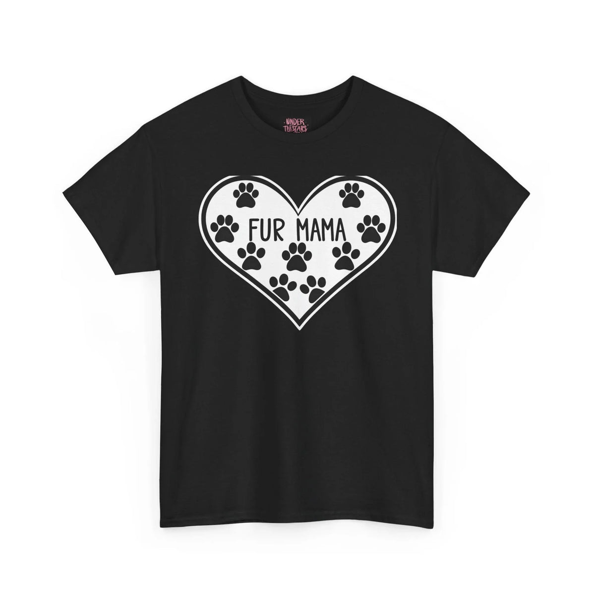 Fur Mama Love Tee - Unisex Heavy Cotton Shirt for Pet Lovers - underthestarsbabe