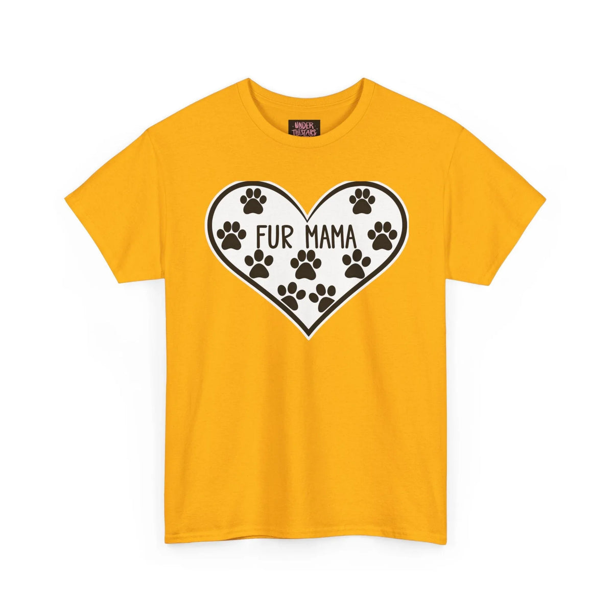 Fur Mama Love Tee - Unisex Heavy Cotton Shirt for Pet Lovers - underthestarsbabe