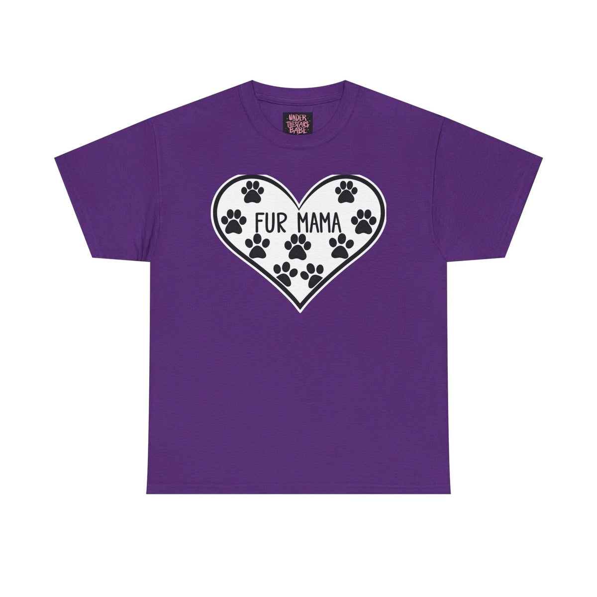 Fur Mama Love Tee - Unisex Heavy Cotton Shirt for Pet Lovers - underthestarsbabe