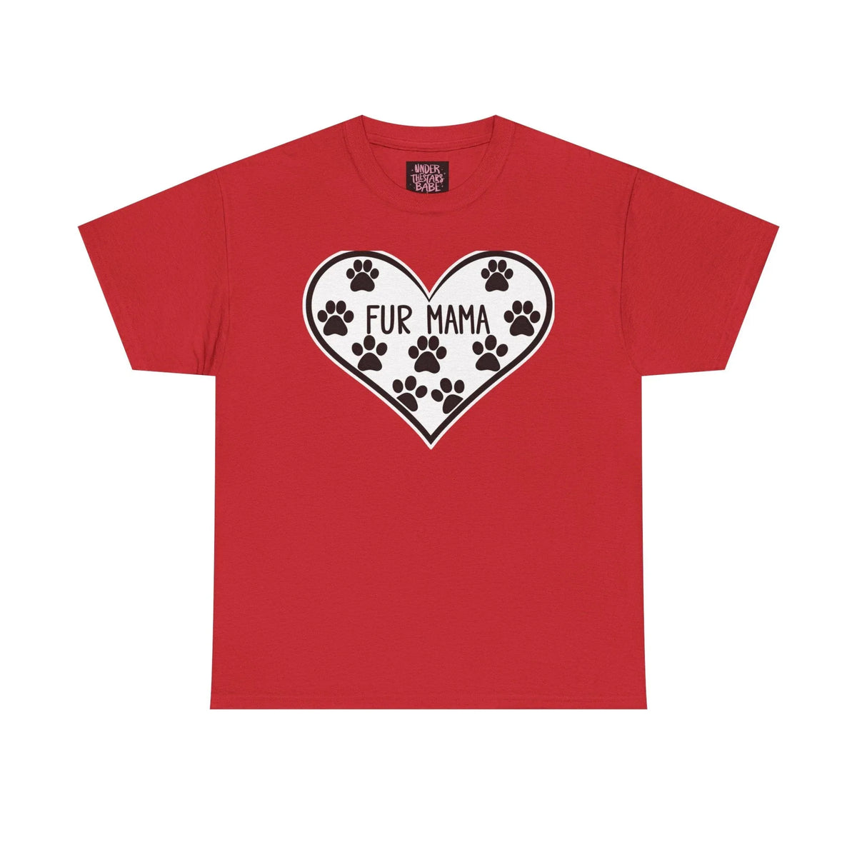 Fur Mama Love Tee - Unisex Heavy Cotton Shirt for Pet Lovers - underthestarsbabe