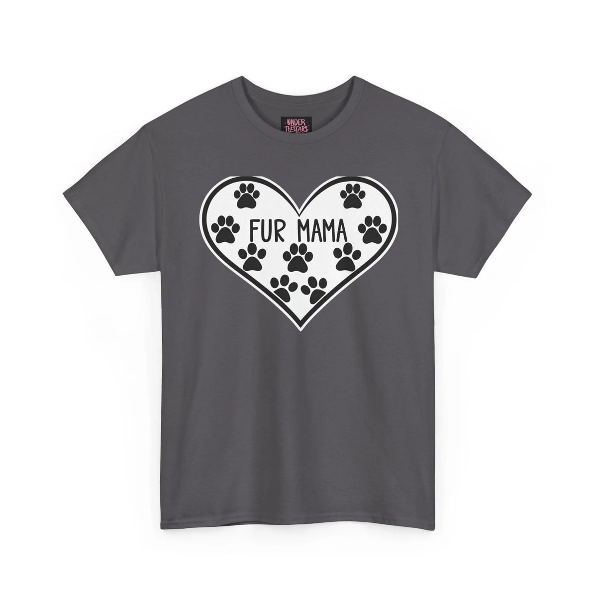 Fur Mama Love Tee - Unisex Heavy Cotton Shirt for Pet Lovers - underthestarsbabe