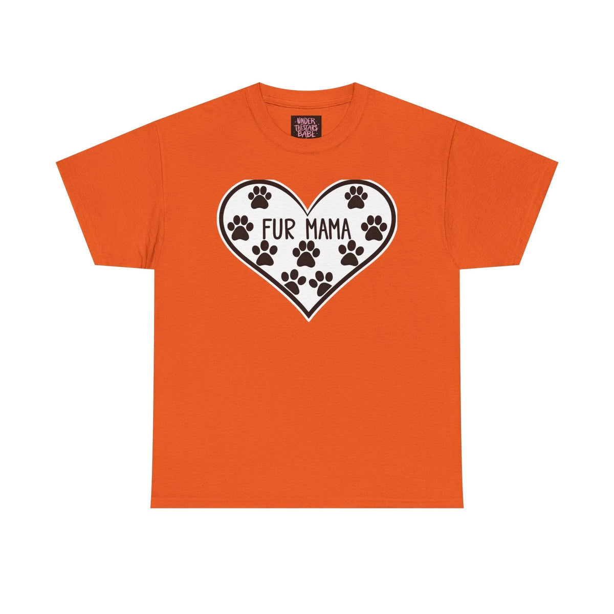Fur Mama Love Tee - Unisex Heavy Cotton Shirt for Pet Lovers - underthestarsbabe