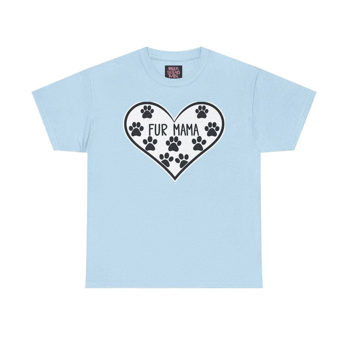 Fur Mama Love Tee - Unisex Heavy Cotton Shirt for Pet Lovers - underthestarsbabe