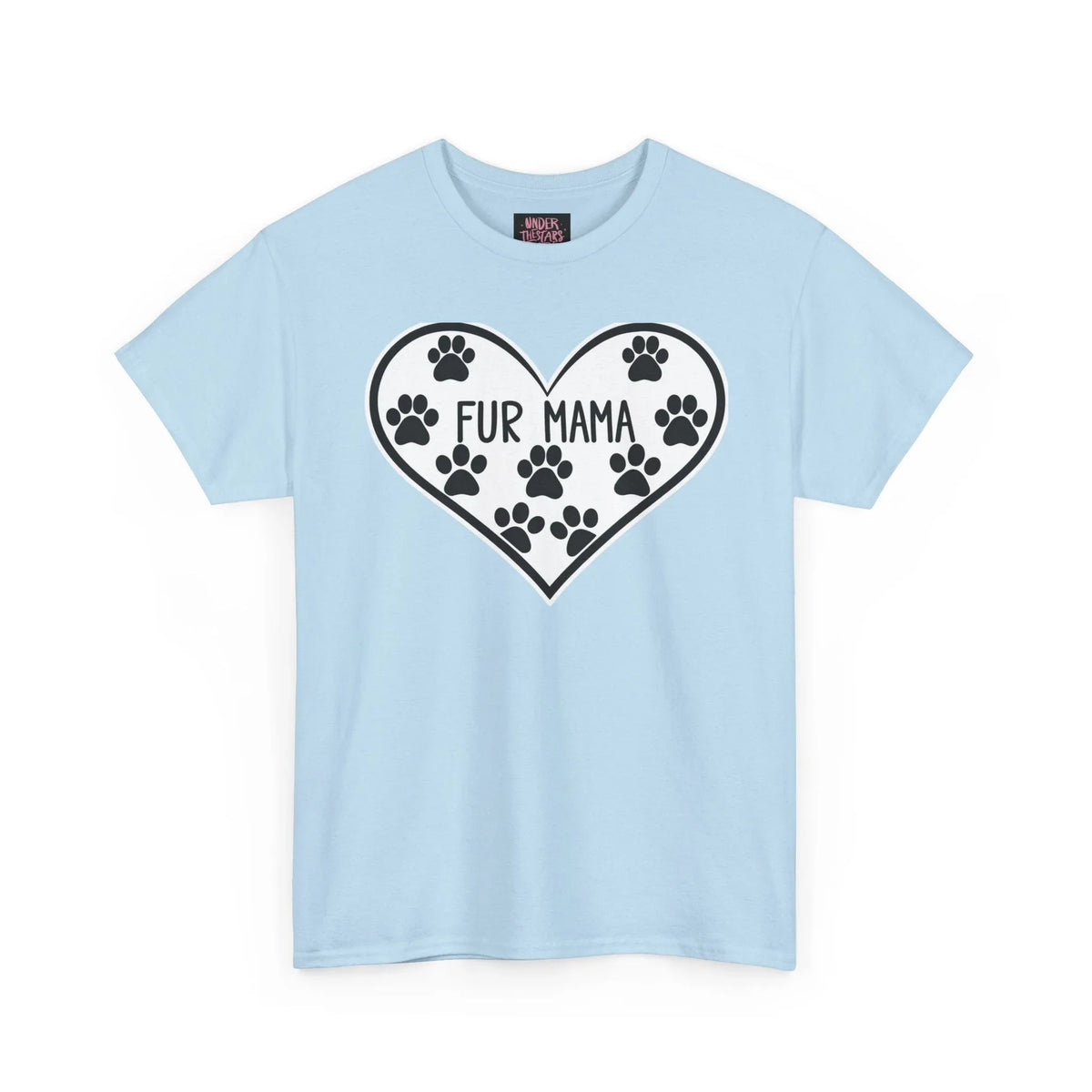 Fur Mama Love Tee - Unisex Heavy Cotton Shirt for Pet Lovers - underthestarsbabe