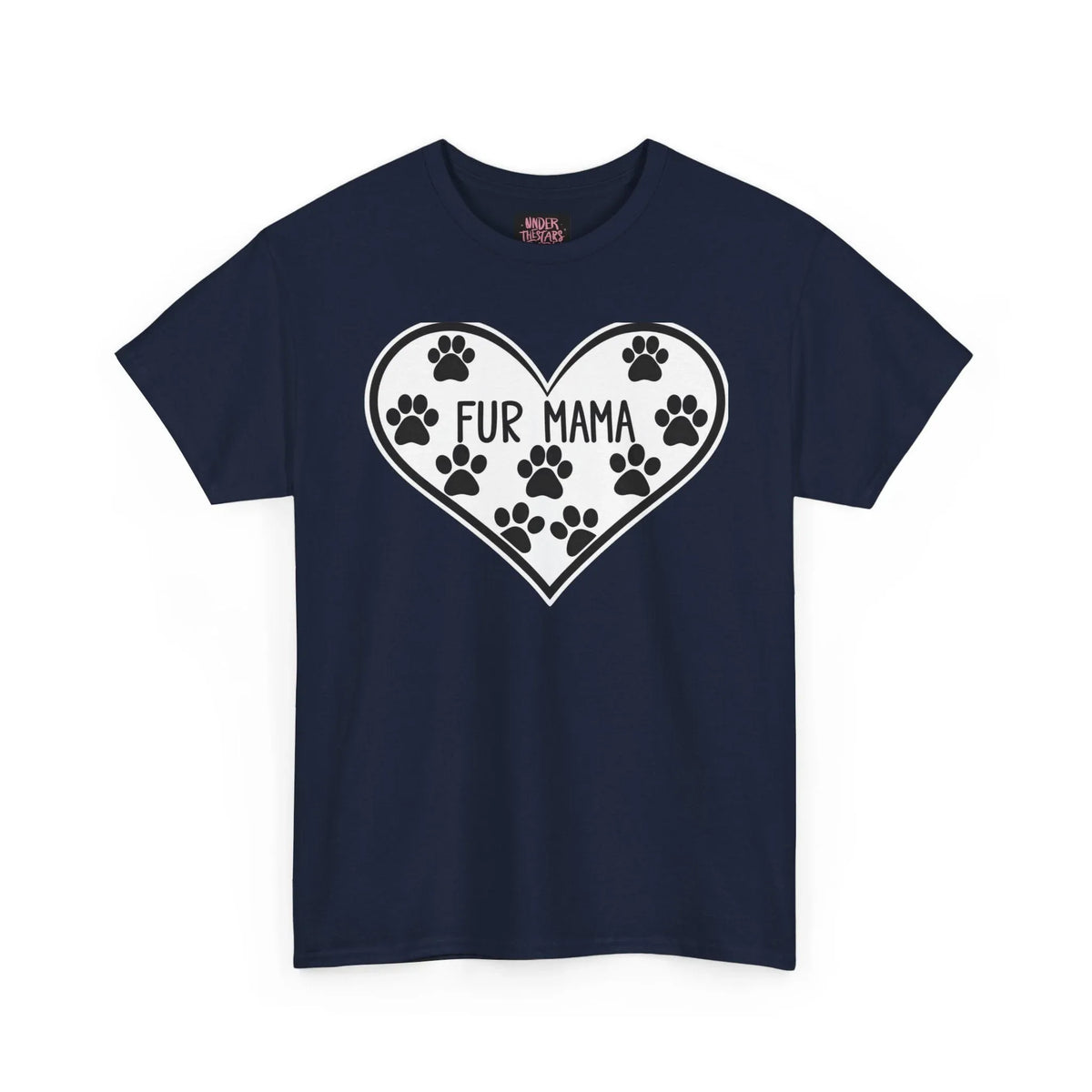 Fur Mama Love Tee - Unisex Heavy Cotton Shirt for Pet Lovers - underthestarsbabe