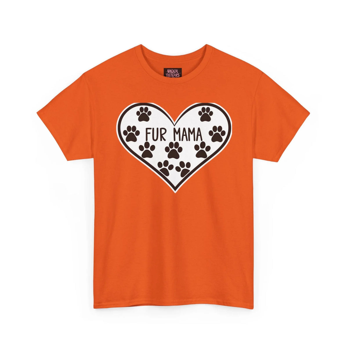 Fur Mama Love Tee - Unisex Heavy Cotton Shirt for Pet Lovers - underthestarsbabe
