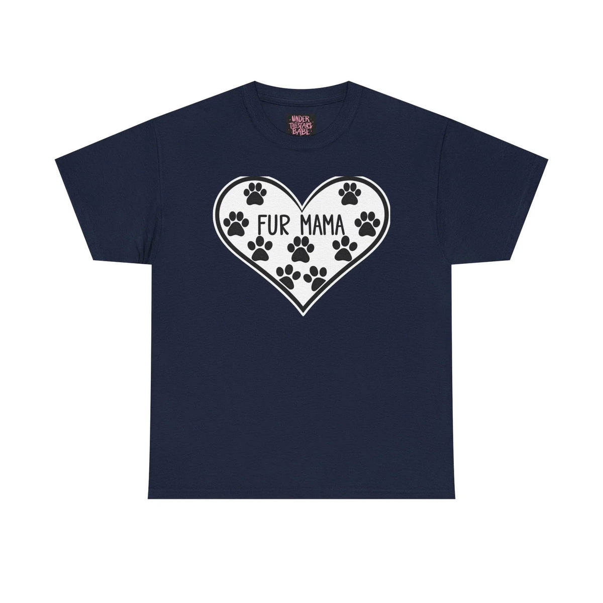 Fur Mama Love Tee - Unisex Heavy Cotton Shirt for Pet Lovers - underthestarsbabe