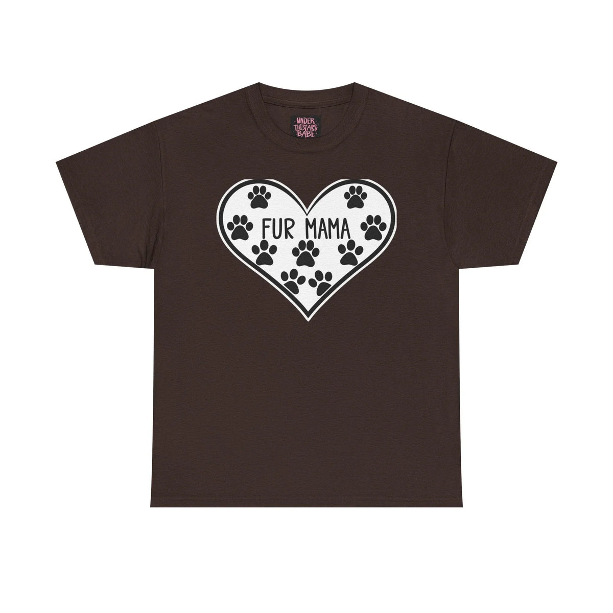 Fur Mama Love Tee - Unisex Heavy Cotton Shirt for Pet Lovers - underthestarsbabe