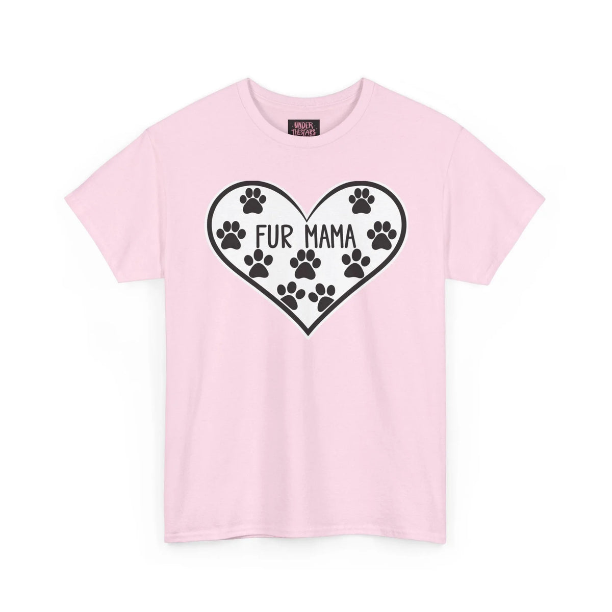 Fur Mama Love Tee - Unisex Heavy Cotton Shirt for Pet Lovers - underthestarsbabe