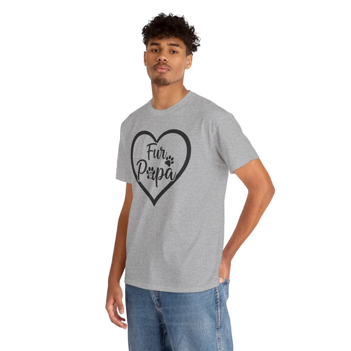 Fur Papa Tee Shirt | Perfect Gift for Pet Lovers - underthestarsbabe