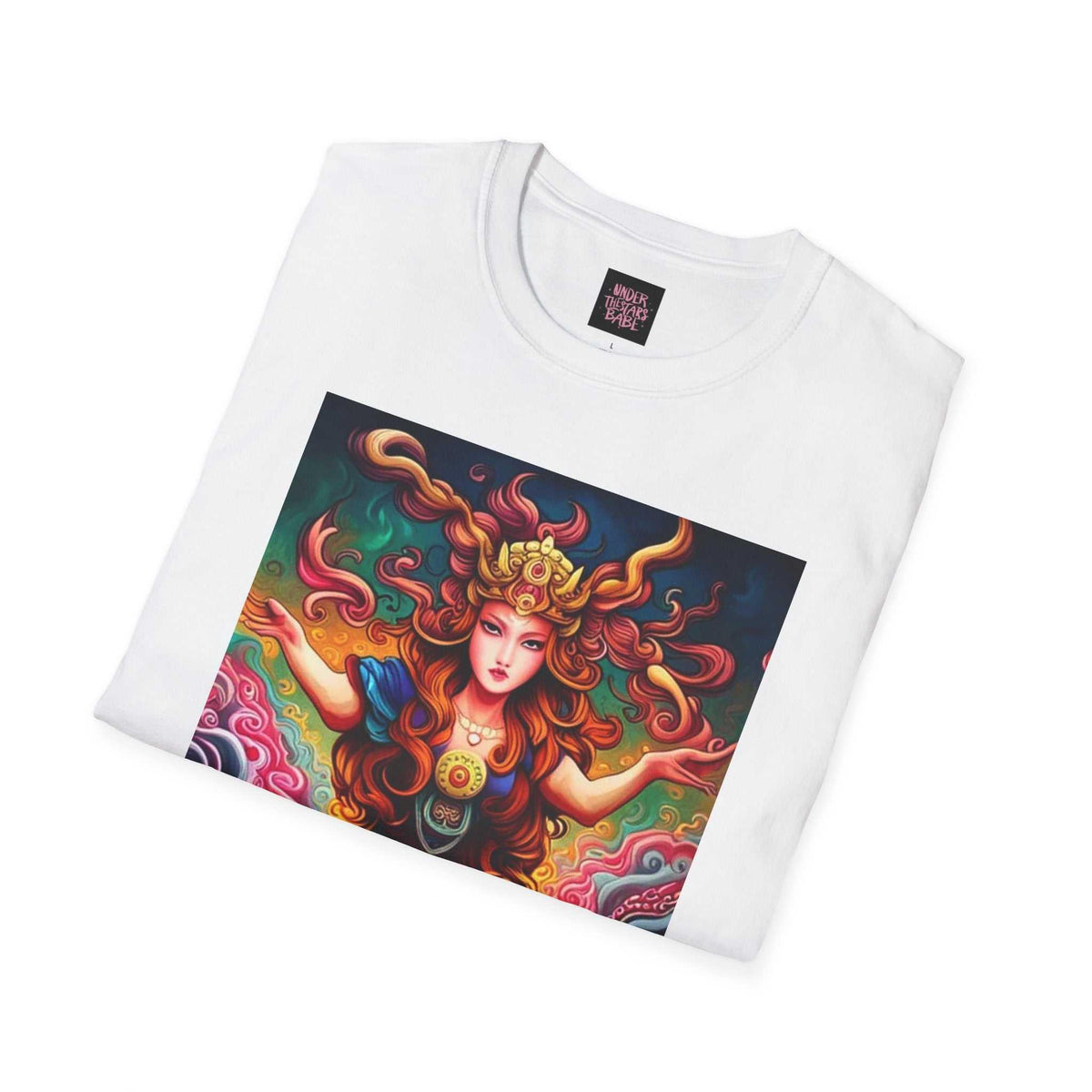 Genie Unisex Softstyle T-Shirt - Mystical & Fun - Under the Stars Babe - underthestarsbabe