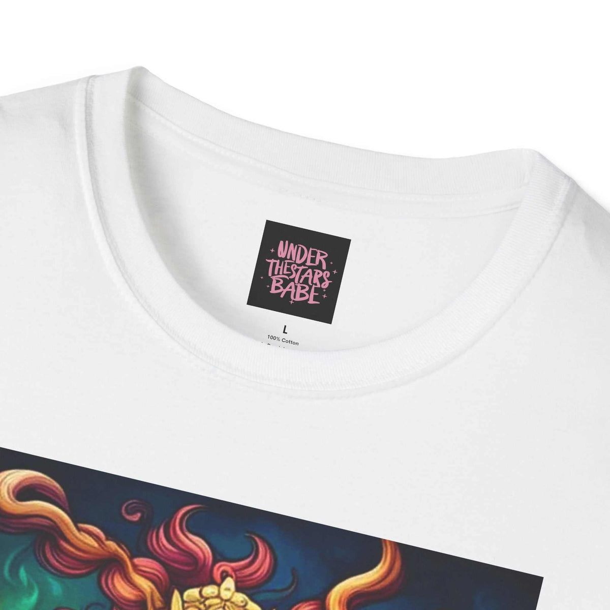 Genie Unisex Softstyle T-Shirt - Mystical & Fun - Under the Stars Babe - underthestarsbabe