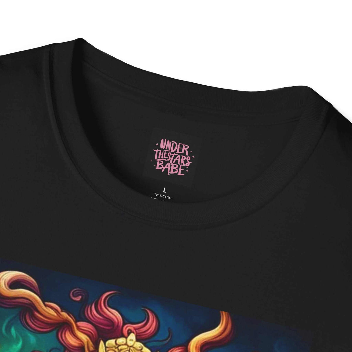 Genie Unisex Softstyle T-Shirt - Mystical & Fun - Under the Stars Babe - underthestarsbabe