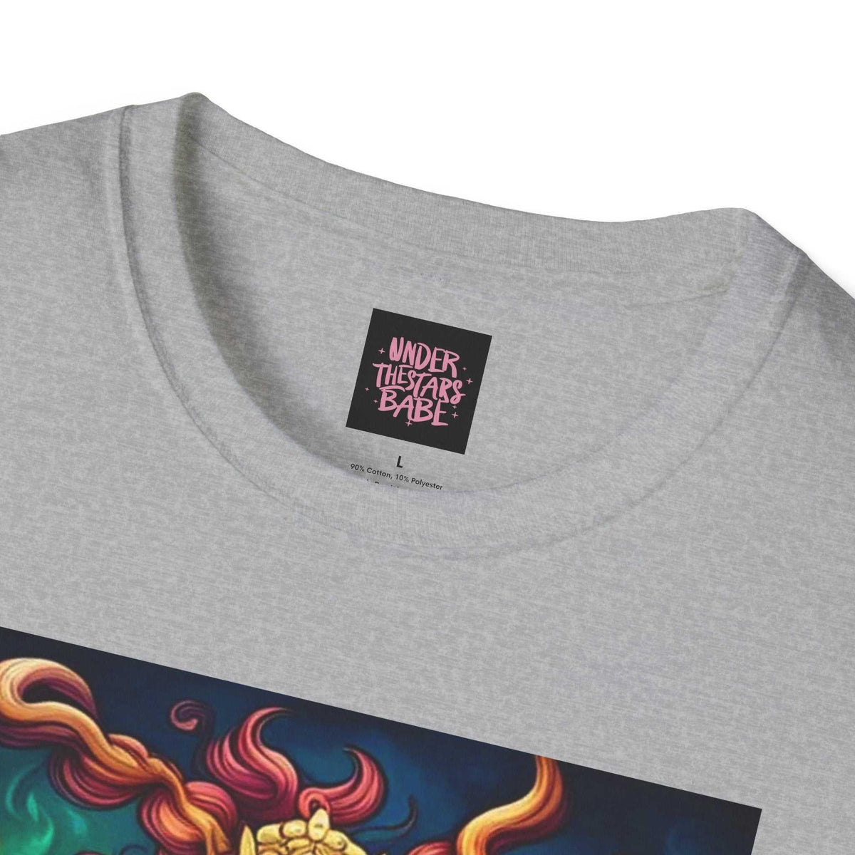 Genie Unisex Softstyle T-Shirt - Mystical & Fun - Under the Stars Babe - underthestarsbabe