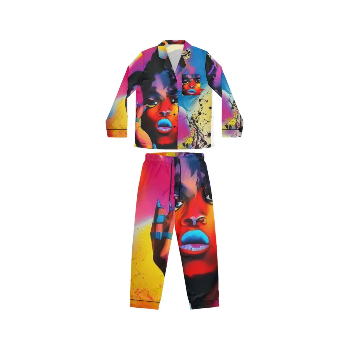 Gitta Women's Satin Pajamas - Sleek & Cozy - Under the Stars Babe - underthestarsbabe
