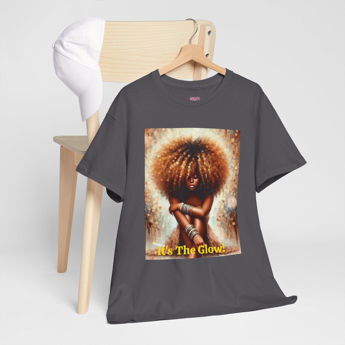 Glow Natural Hair Unisex T-Shirt - underthestarsbabe.shop