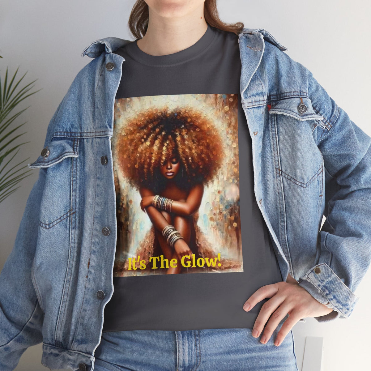 Glow Natural Hair Unisex T-Shirt - underthestarsbabe.shop