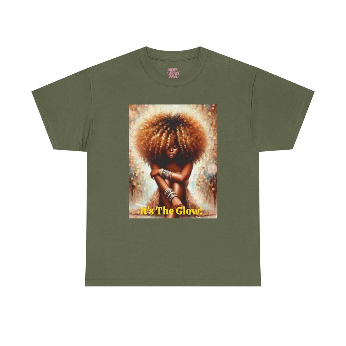 Glow Natural Hair Unisex T-Shirt - underthestarsbabe.shop