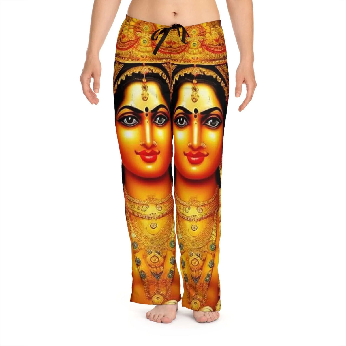 Goddess Lakshimi Women's Pajama Pants (AOP) - underthestarsbabe