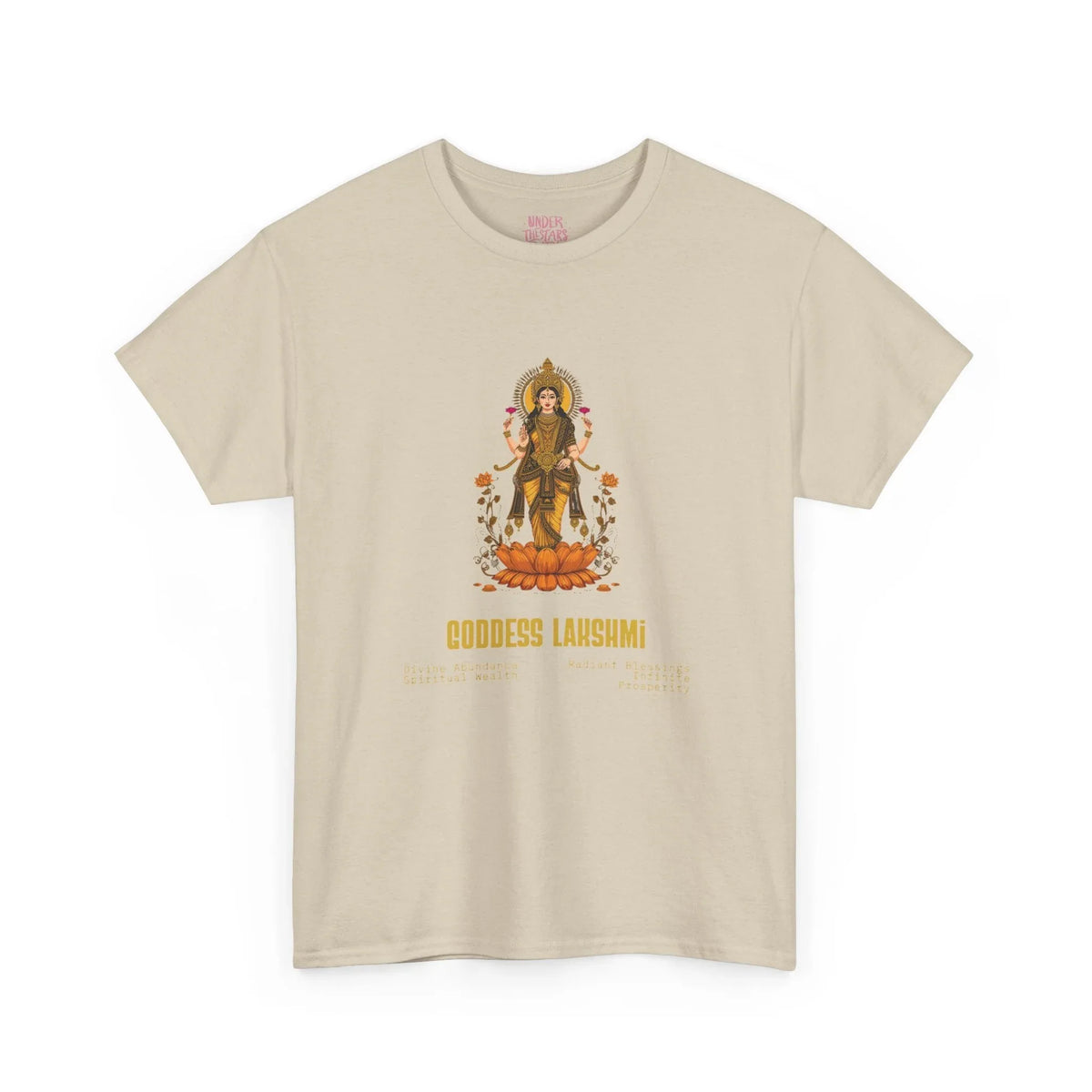 Goddess Lakshmi Abundance & Blessings Tee - underthestarsbabe