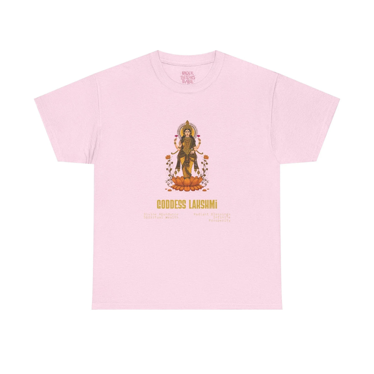 Goddess Lakshmi Abundance & Blessings Tee - underthestarsbabe