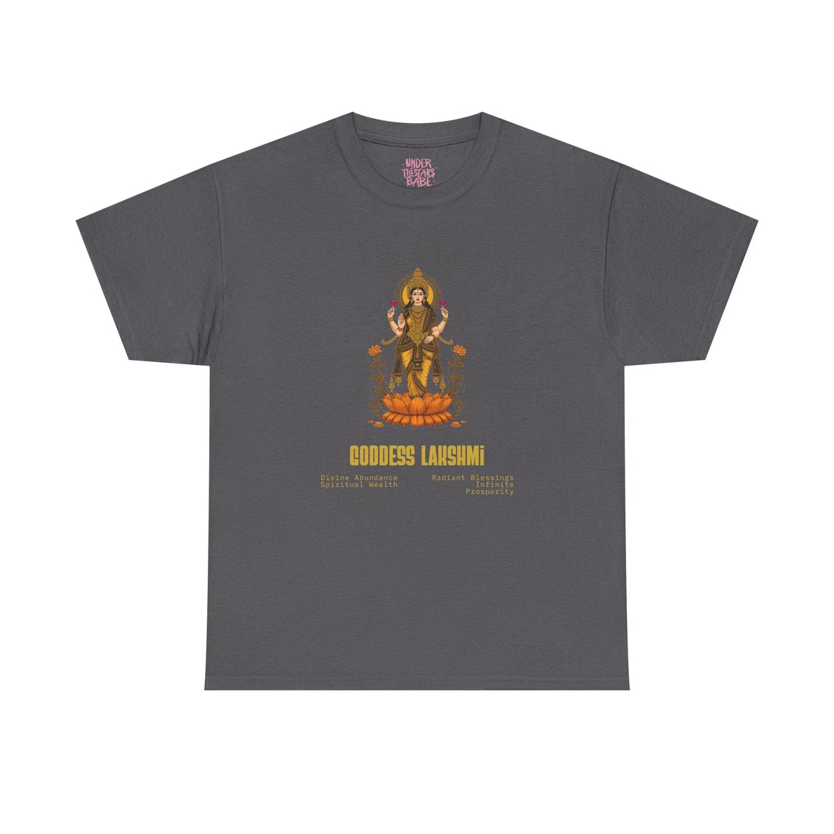 Goddess Lakshmi Abundance & Blessings Tee - underthestarsbabe