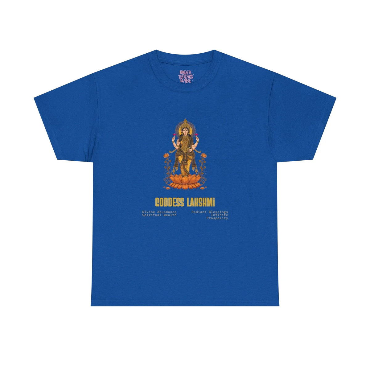 Goddess Lakshmi Abundance & Blessings Tee - underthestarsbabe