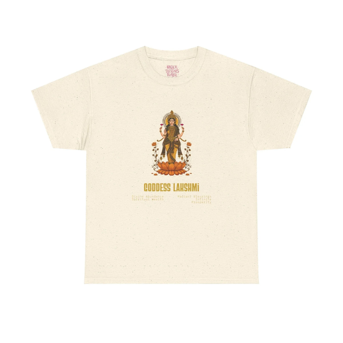 Goddess Lakshmi Abundance & Blessings Tee - underthestarsbabe