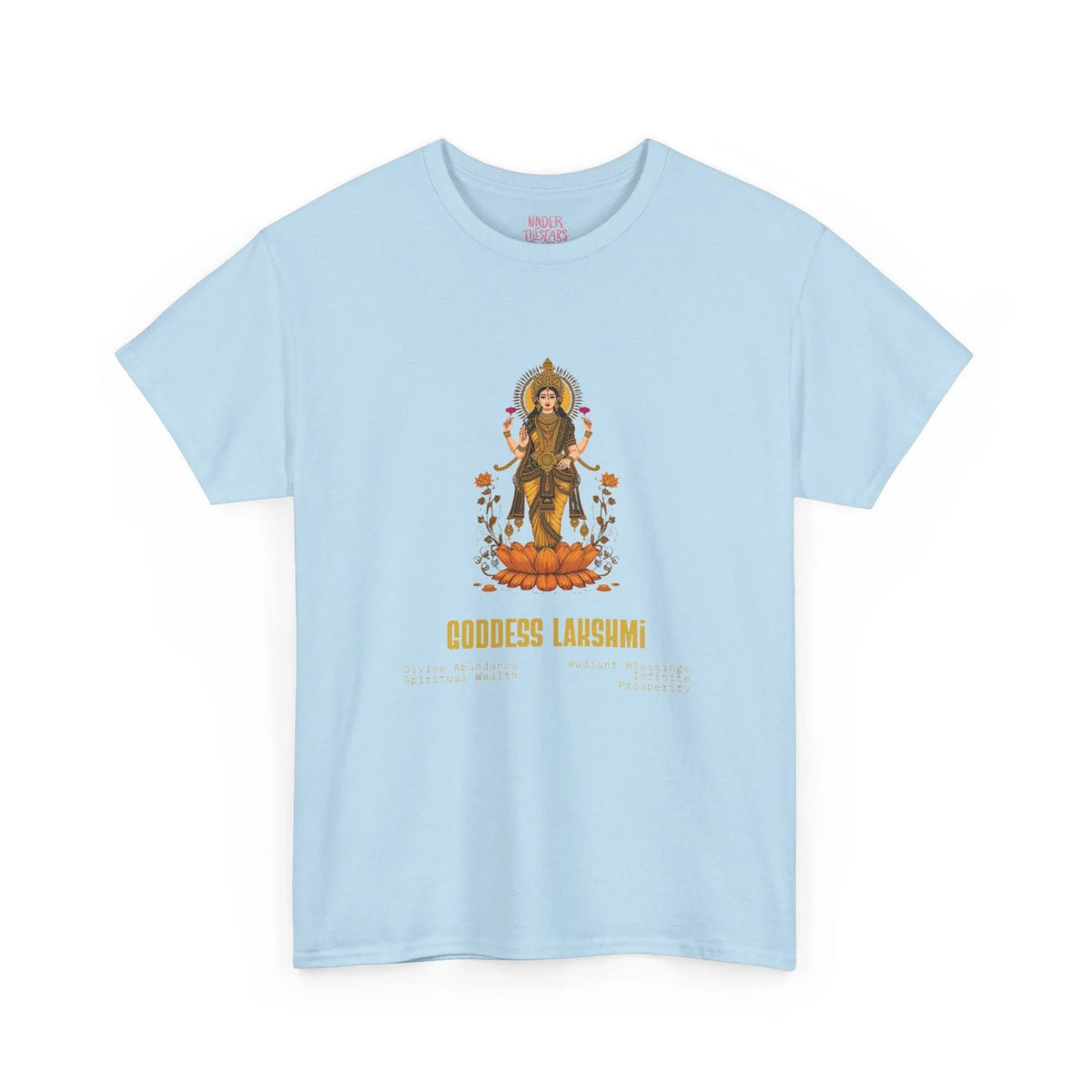 Goddess Lakshmi Abundance & Blessings Tee - underthestarsbabe