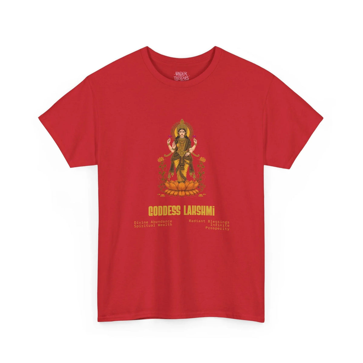 Goddess Lakshmi Abundance & Blessings Tee - underthestarsbabe