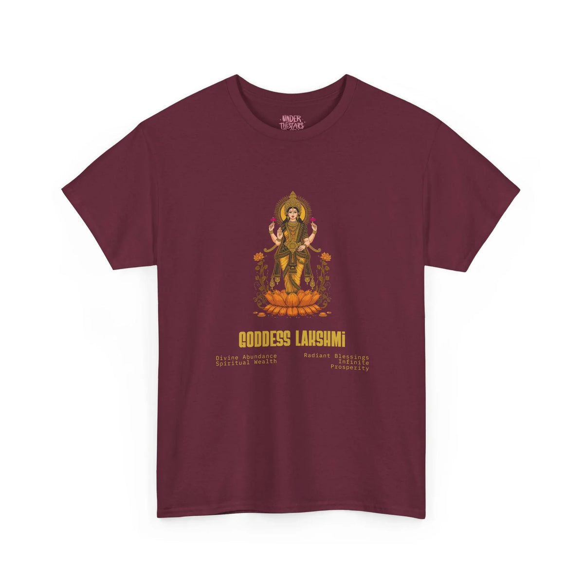 Goddess Lakshmi Abundance & Blessings Tee - underthestarsbabe