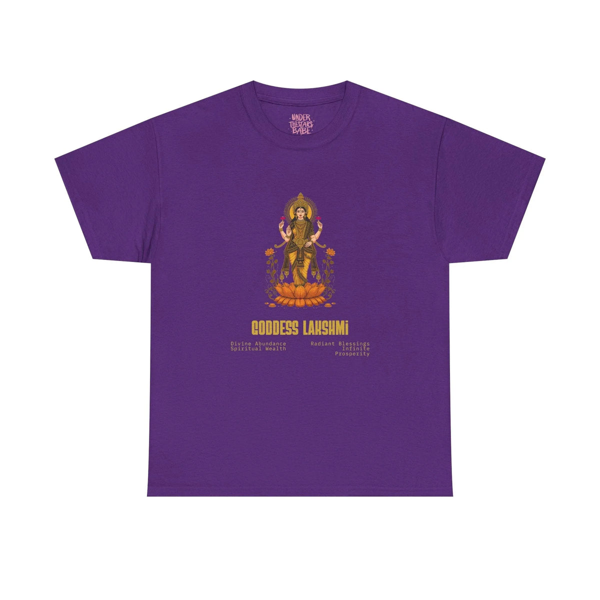 Goddess Lakshmi Abundance & Blessings Tee - underthestarsbabe