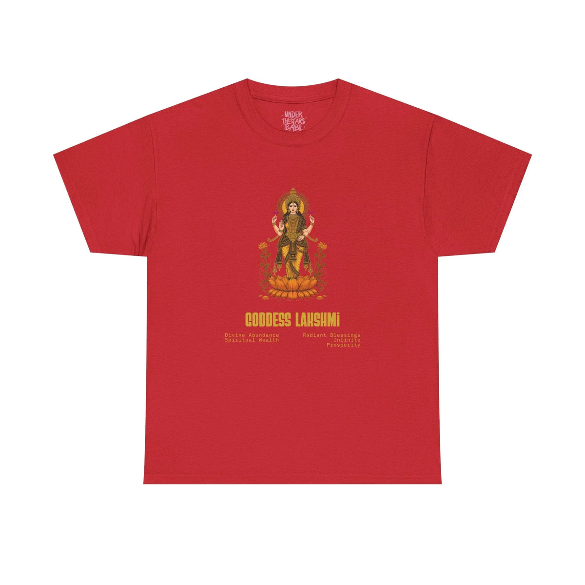 Goddess Lakshmi Abundance & Blessings Tee - underthestarsbabe