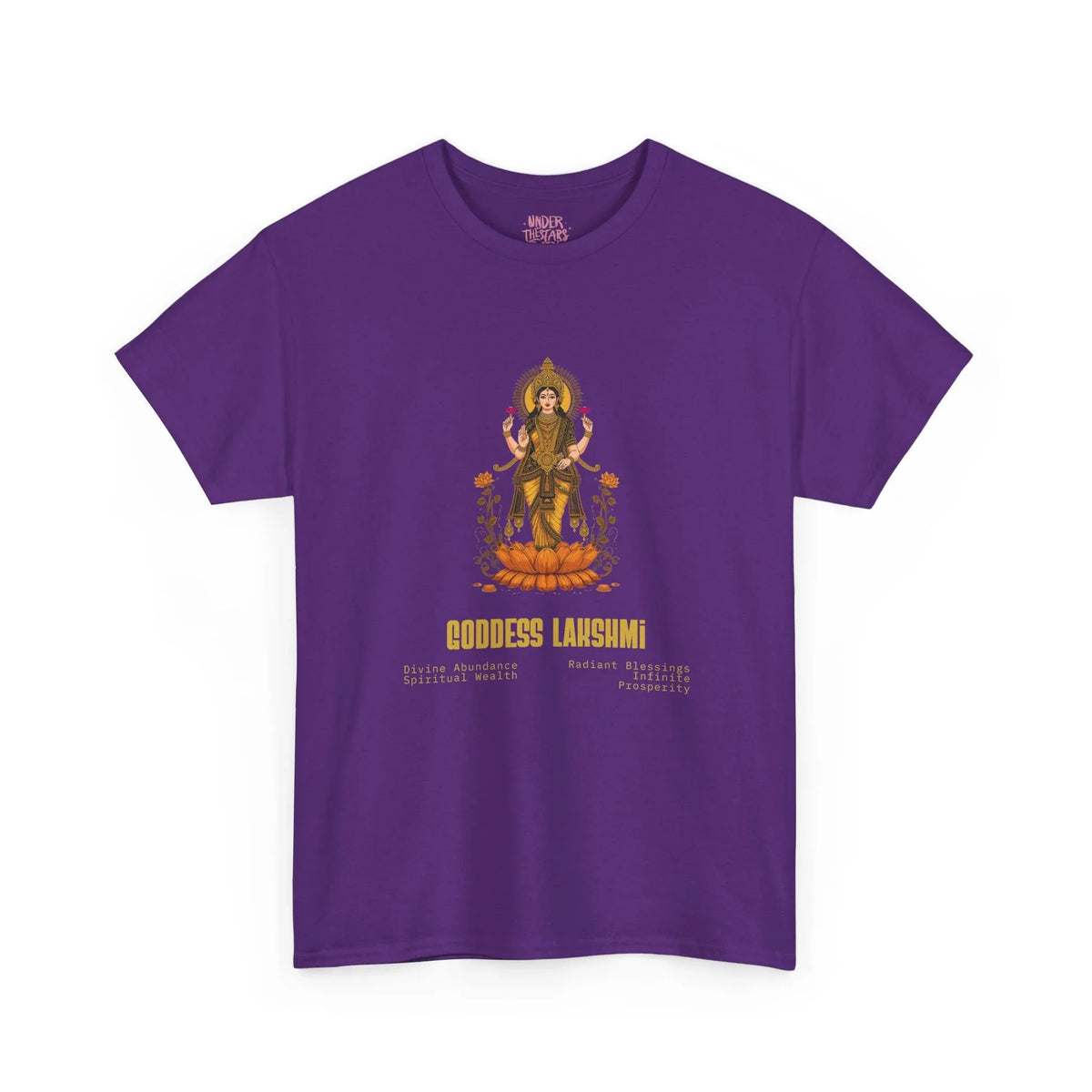 Goddess Lakshmi Abundance & Blessings Tee - underthestarsbabe