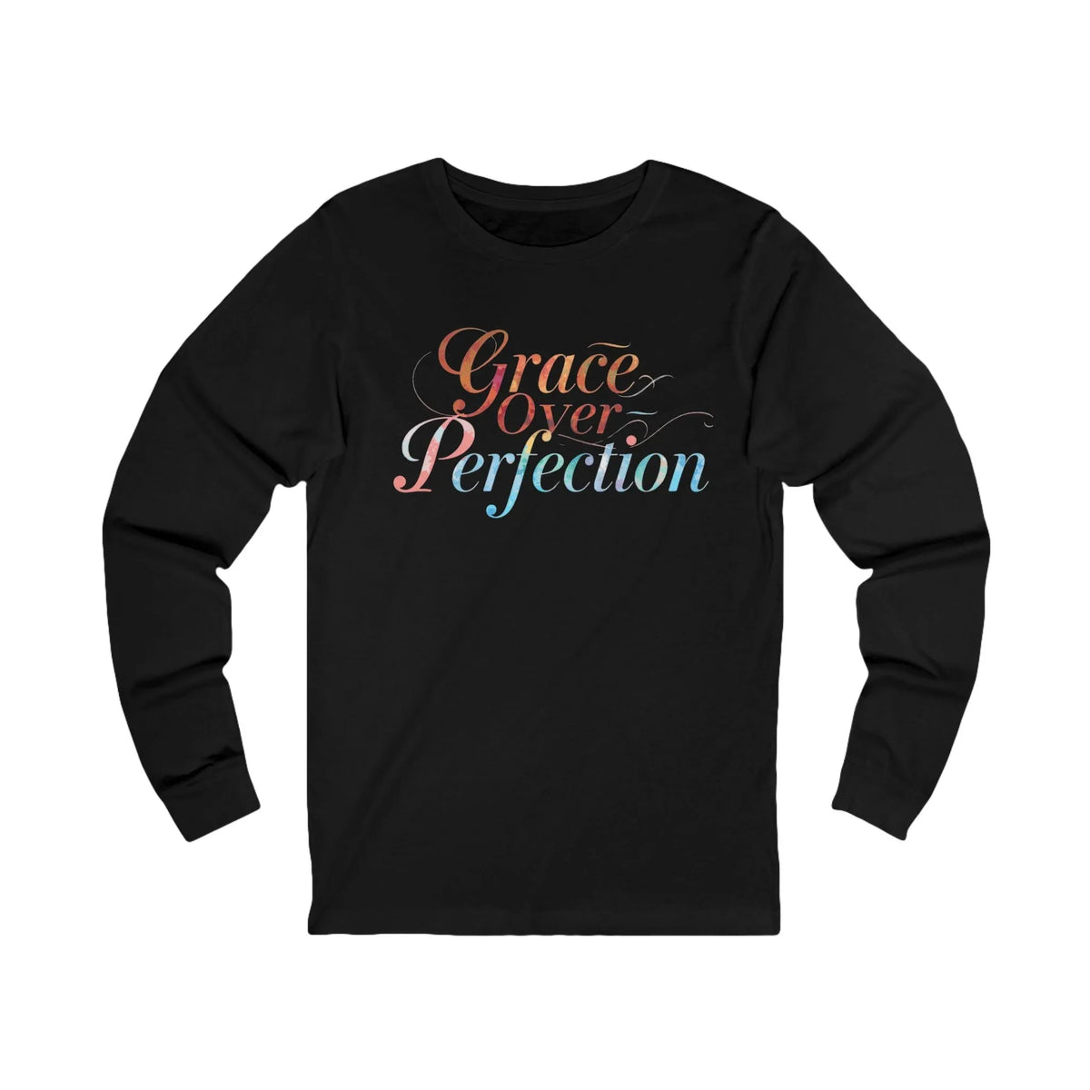 Grace Over Perfection Long Sleeve Tee - underthestarsbabe