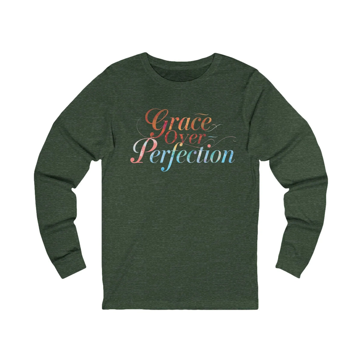 Grace Over Perfection Long Sleeve Tee - underthestarsbabe
