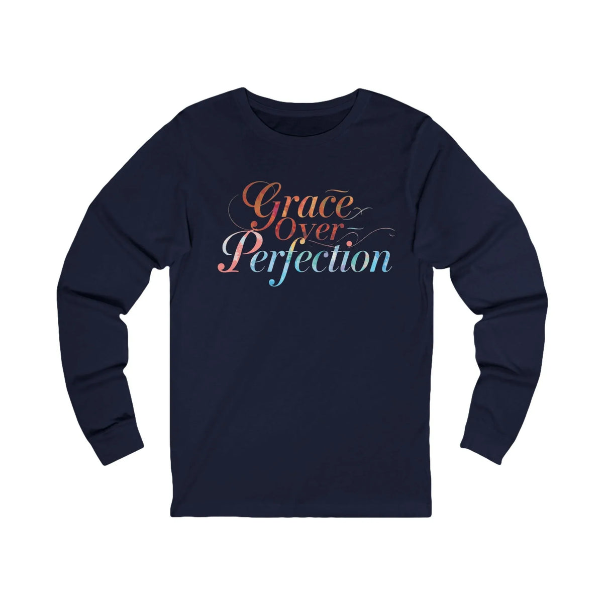 Grace Over Perfection Long Sleeve Tee - underthestarsbabe