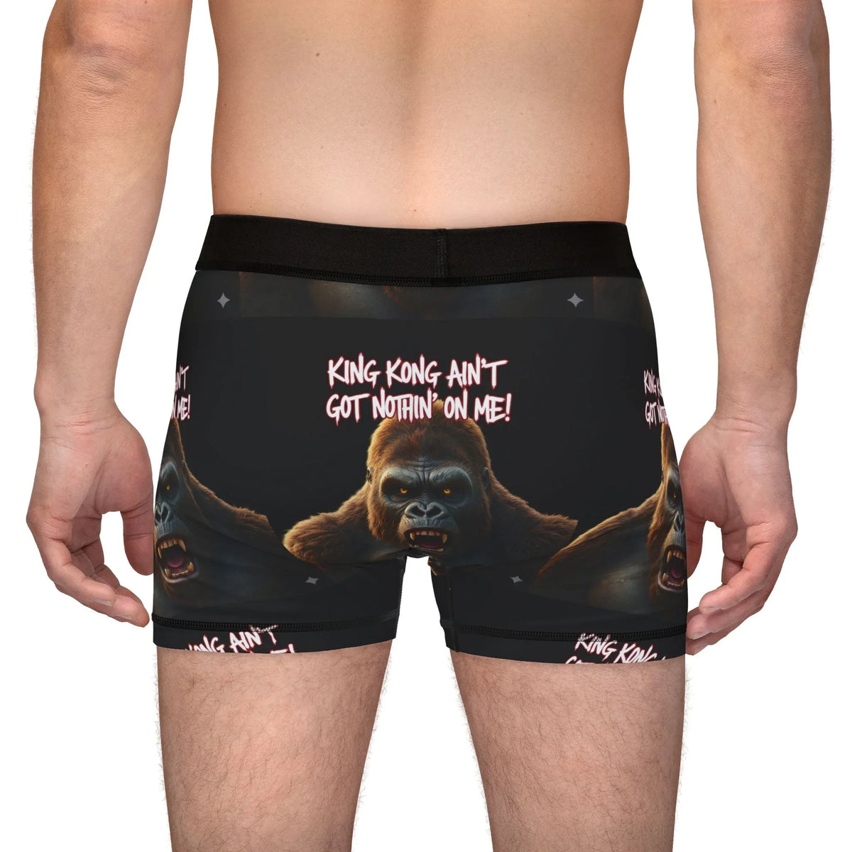 Graphic Ape Ain't Got Nothin' On Me — Men's Boxer Briefs - underthestarsbabe