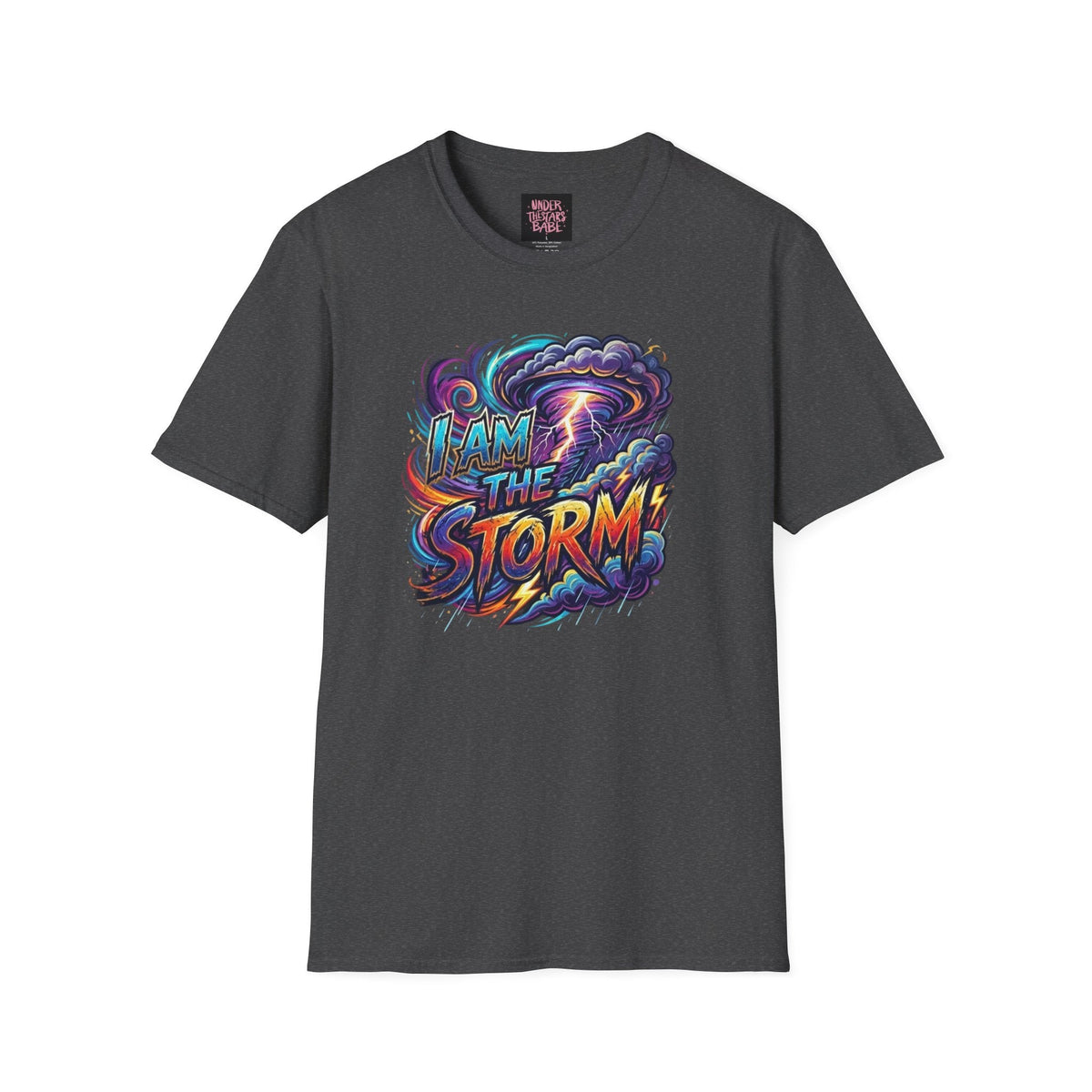 I Am The Storm Unisex T‑Shirt — Empowering Storm Graphic Tee for Resilience & Strength - underthestarsbabe