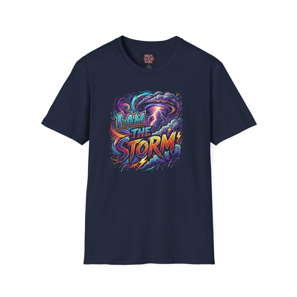 I Am The Storm Unisex T‑Shirt — Empowering Storm Graphic Tee for Resilience & Strength - underthestarsbabe