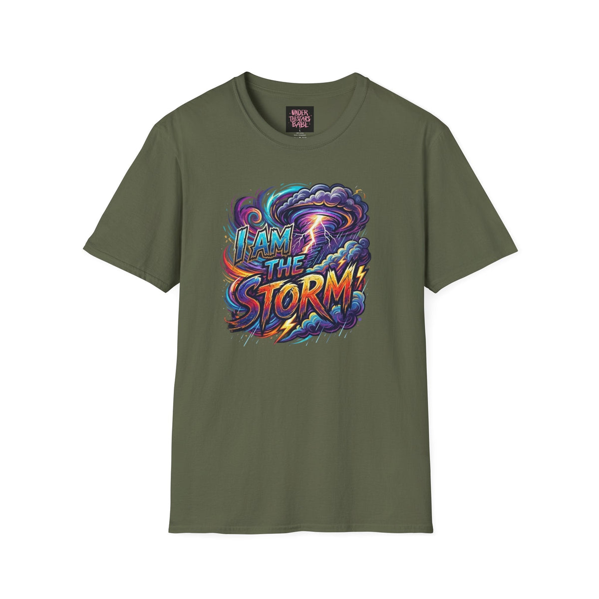 I Am The Storm Unisex T‑Shirt — Empowering Storm Graphic Tee for Resilience & Strength - underthestarsbabe